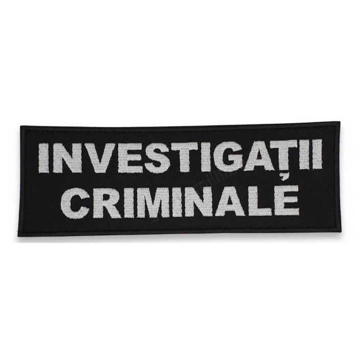 Emblema INVESTIGATII CRIMINALE