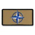 Ecuson NATO Bej 9x4,5 cm 