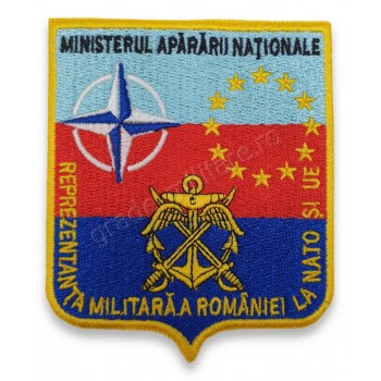 Emblema pentru Reprezentanta militara a Romaniei la NATO si UE