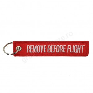 Breloc "Remove before flight"