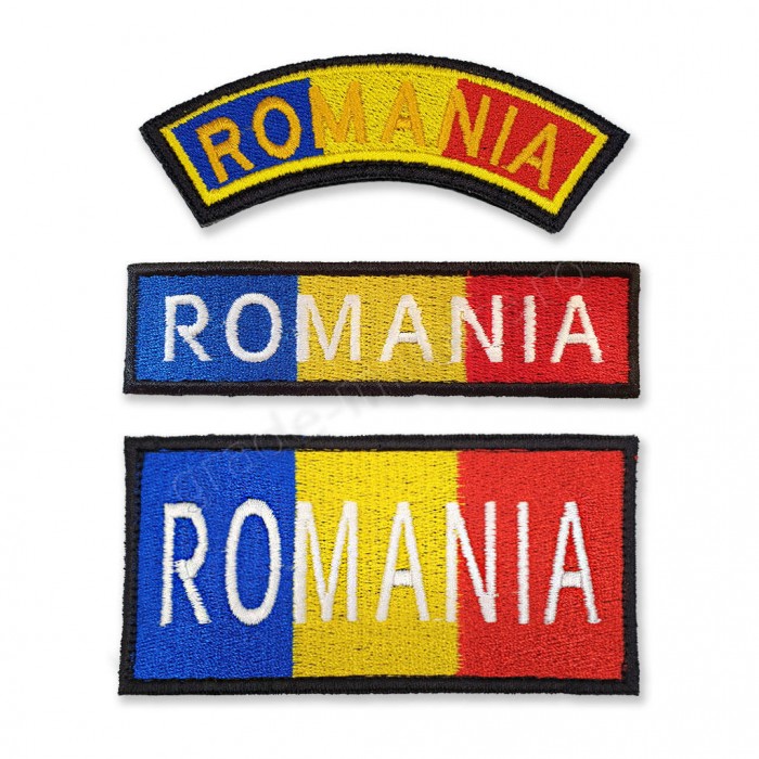 Ecuson tricolor "ROMANIA"