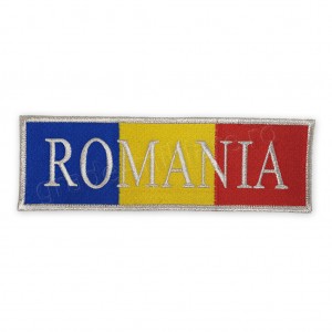 Emblema Drapel Romania 22x7 cm