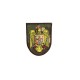 Emblema Coifură Forte Terestre - Brodată, Stemă Metalică Aplicată Emblema coifură Forte Terestre - brodată pentru beretă, bonetă, bască, aplicabilă prin coasere