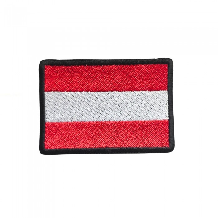 Drapel Austria brodat 7x5 cm 