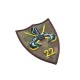 emblema brodata Batalionul 22 Infanterie Romanați Scorpionii Verzi Caracal