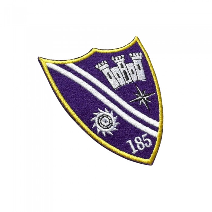 Emblema brodată Batalionul 185 Sprijin MUREȘ - Timișoara pentru uniforma militară
