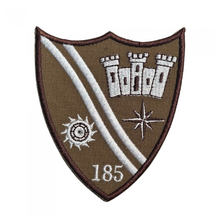 Emblema brodată Batalionul 185 Sprijin MUREȘ - Timișoara pentru uniforma militară