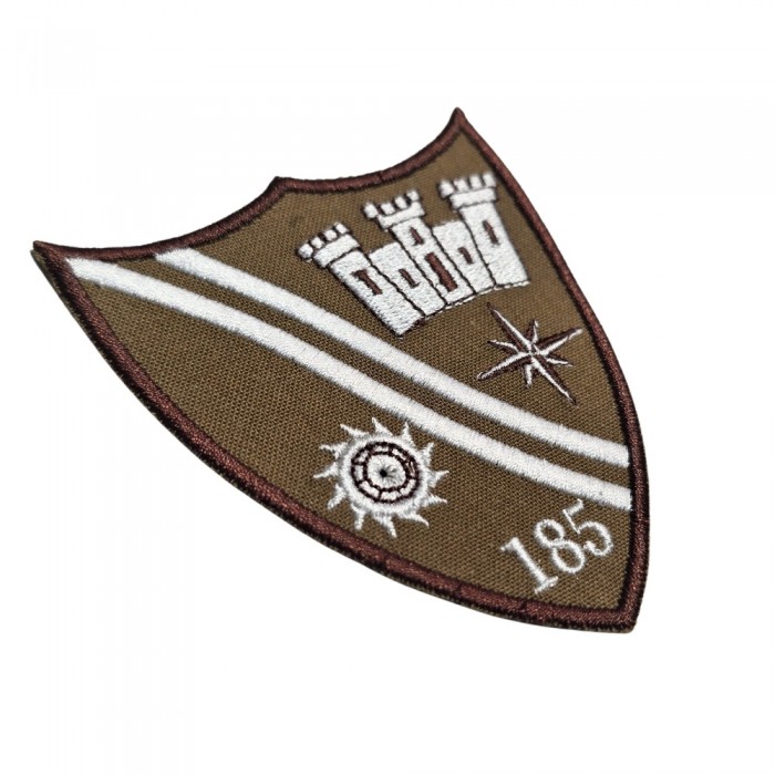 Emblema brodată Batalionul 185 Sprijin MUREȘ - Timișoara pentru uniforma militară