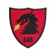 Emblema Batalion 345 Artilerie Tomis - Broderie de calitate pentru uniforme militare Emblema brodată Batalion 345 Artilerie Tomis - broderie profesională