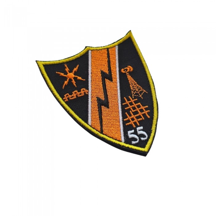 Emblema Batalionul 55 Comunicații și Informatică Napoca – model camuflaj tactică teren sau oras Emblema brodată Batalionul 55 Comunicații și Informatică Napoca