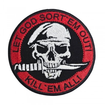 Emblema Brodata Craniu cu bereta Emblema Brodata Craniu cu bereta