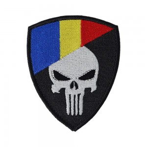 Emblema Brodata Craniu RO Emblema Brodata Craniu RO