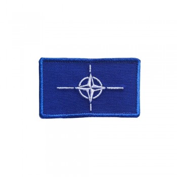 Emblemă brodată NATO 7x5  sau 9x5 cm 