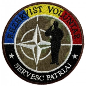 Emblema Brodată Rezervist Voluntar - NATO