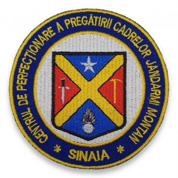 Emblema Centrul de Perfectionare a Pregatirii Cadrelor Jandarmi Montan Sinaia