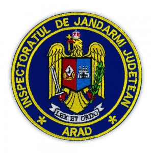 Emblema Inspectoratul de jandarmi judetean Arad , emblema IJJ ARAD
