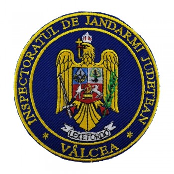 Emblema maneca inspectoratul judetean de jandarmi Valcea