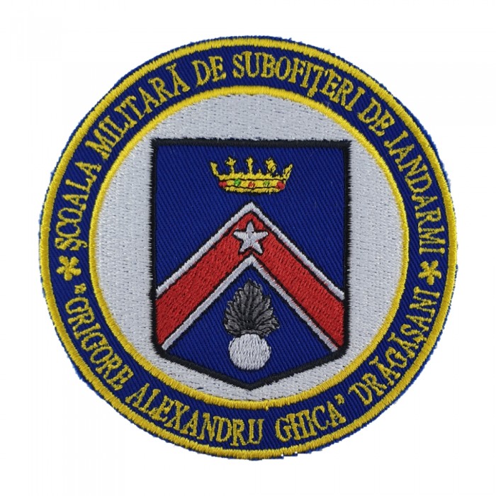 Emblema Scoala Militara de Subofiteri de Jandarmi Grigore Alexandru Ghica Dragasani Emblema Scoala Militara de Subofiteri de Jandarmi Grigore Alexandru Ghica Dragasani
