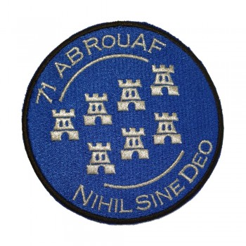 Emblema rotunda Baza 71 Aeriana ABROUAF Emblema rotunda Baza 71 Aeriana ABROUAF