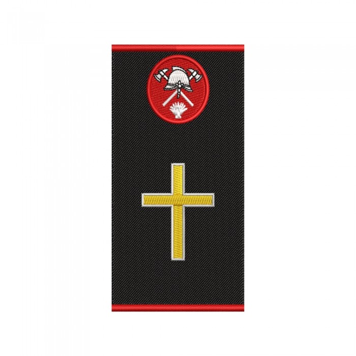 Grade preot pompieri colonel (asimilat) - alte culte creștine brodate – model uniformă ISU