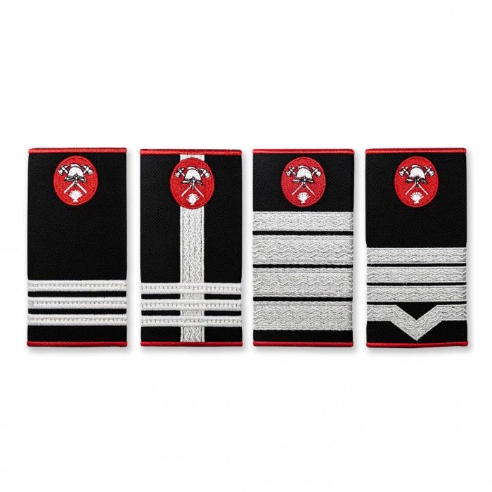 Grade militare pompieri din tercot lipit pentru uniforma ISU IGSU