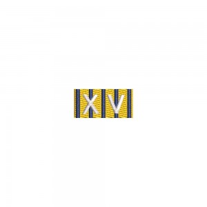 Barete militare pentru veston - Embleme de onoare in serviciul patriei pentru XV ani de activitate ofiteri Barete militare pentru veston - Embleme de onoare in serviciul patriei pentru XV ani de activitate ofiteri