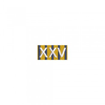 Barete militare pentru cămasă - Embleme de onoare in serviciul patriei pentru XXV  ani de activitate ofiteri