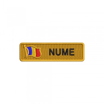 Ecuson nominal pentru Camasa fir auriu metalizat-bluza versiunea3