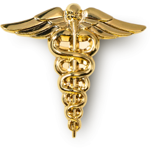 Insigna Medicina - Caduceu Insigna Medicina - Caduceu