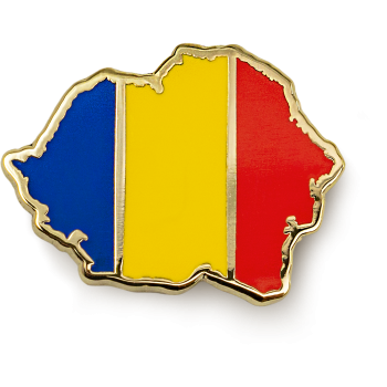 Insigna harta Romania Mare