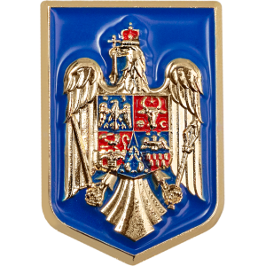 Insigna Stema Romaniei cu scut