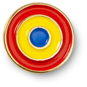 Insigna tricolor rotund Insigna tricolor rotund