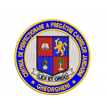 Emblema Centrul de Perfectionare a Pregatirii Cadrelor Jandarmi Gheorgheni
