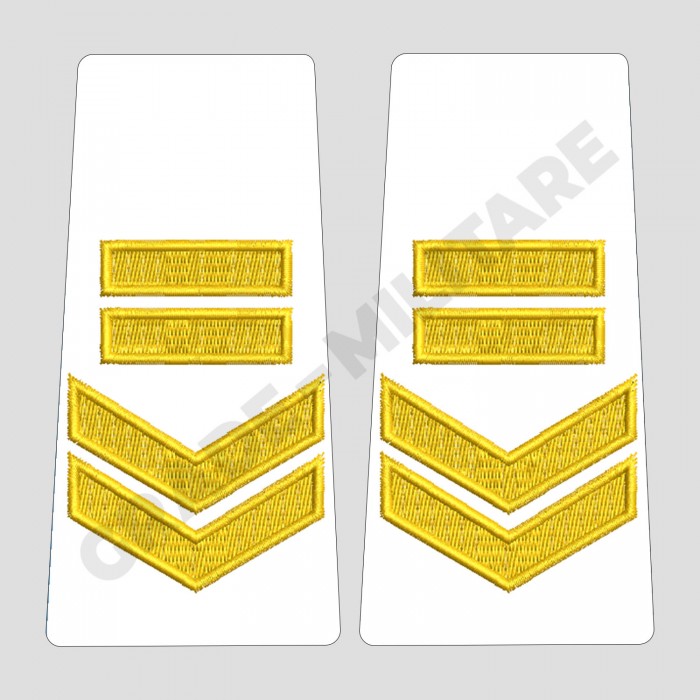 Grade Elev Caporal - Forte Navale oras - alb (Scolarizare 1 si 2 ani)
