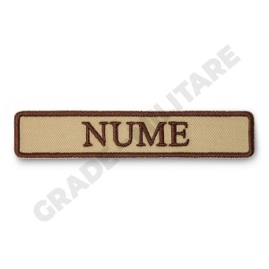 Ecuson nominal bej forte terestre