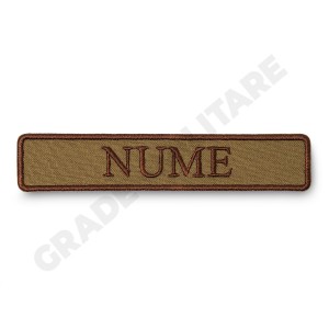 Ecuson nominal kaki forte terestre