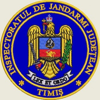 Emblema maneca Inspectoratul Judetean de Jandarmi Timis