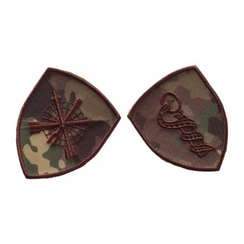 Emblema semn de arma maneca-scut combat Forte Terestre