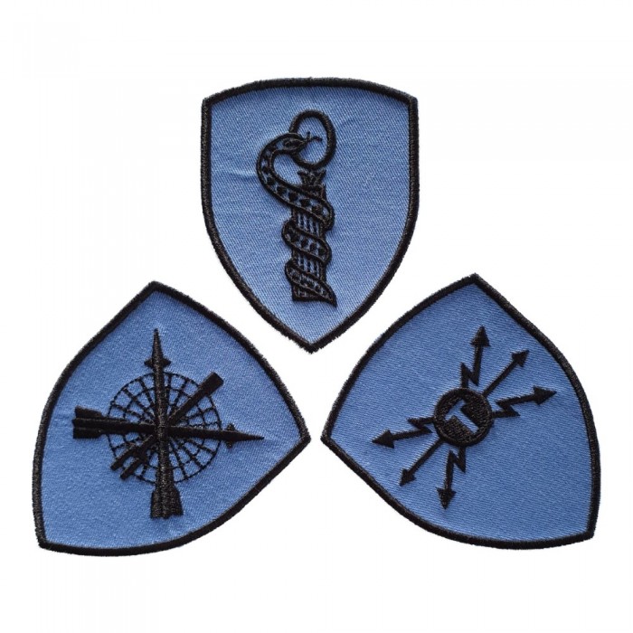 Emblema semn de arma maneca scut combat albastru Forte Aeriene