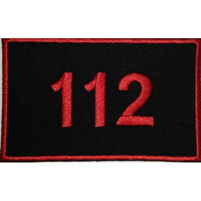 Emblema 112 brodata